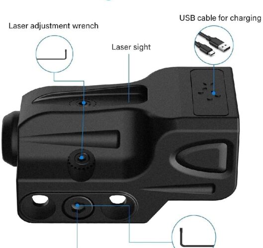 Rechargeable Laser Dot Sight – Red